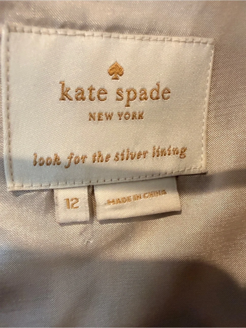Kate Spade Brown Gold Leopard Print Dress